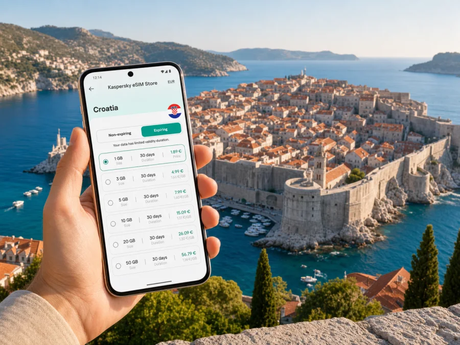 Dubrovnik eSIM: mobile internet travel guide