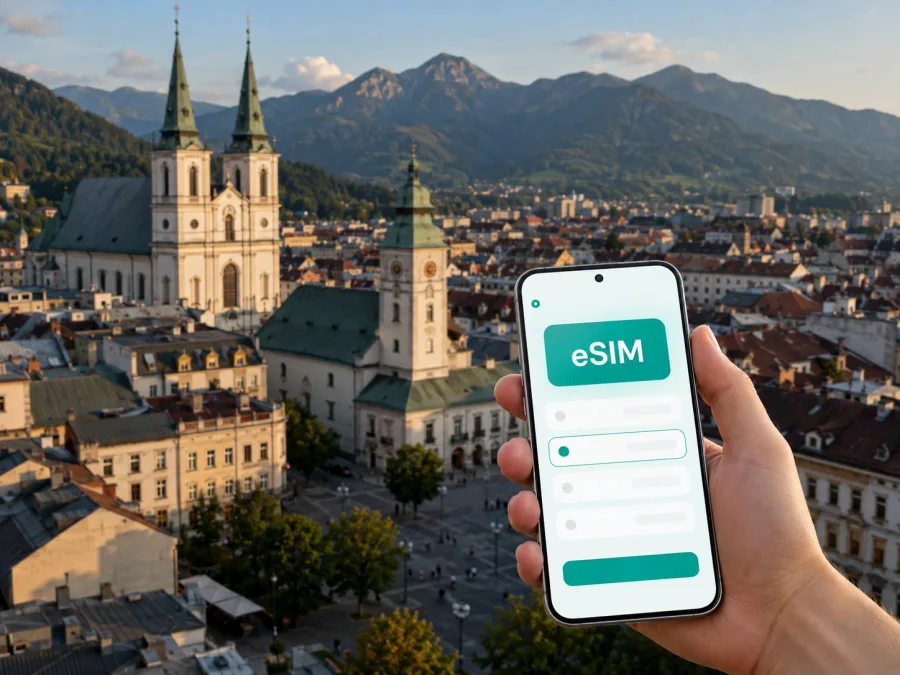 Zilina eSIM: Mobile Internet for Your Trip