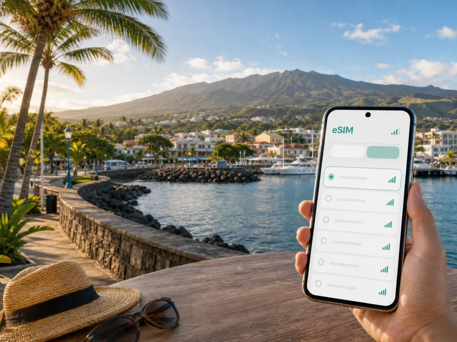 Saint-Pierre eSIM: Mobile Internet for Reunion