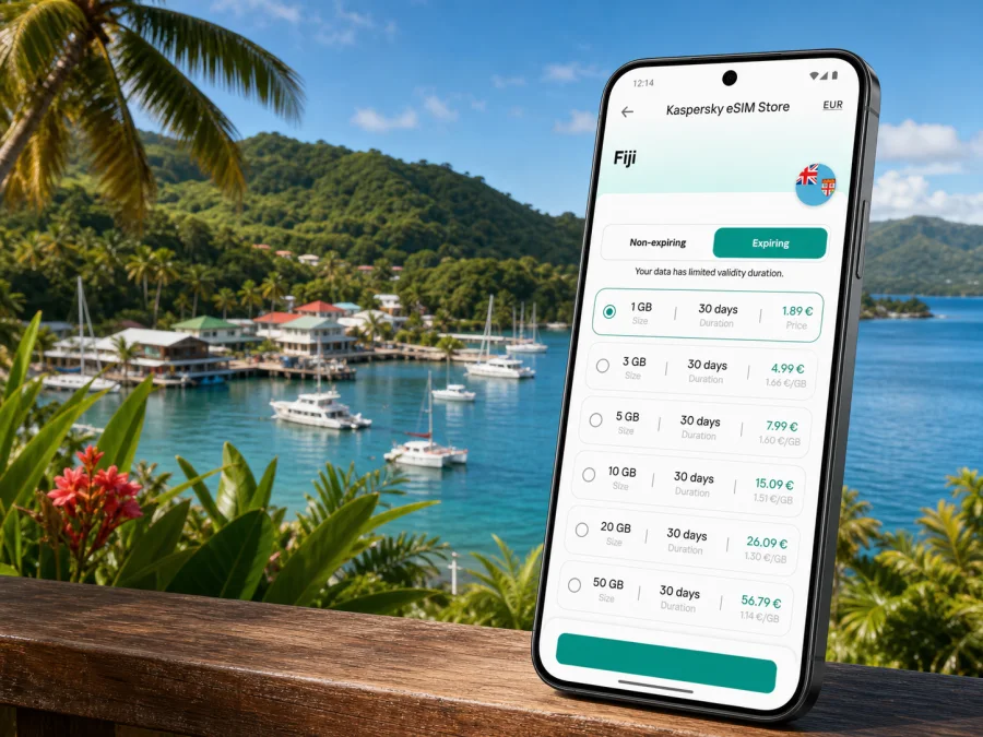 Savusavu eSIM for mobile internet in Fiji