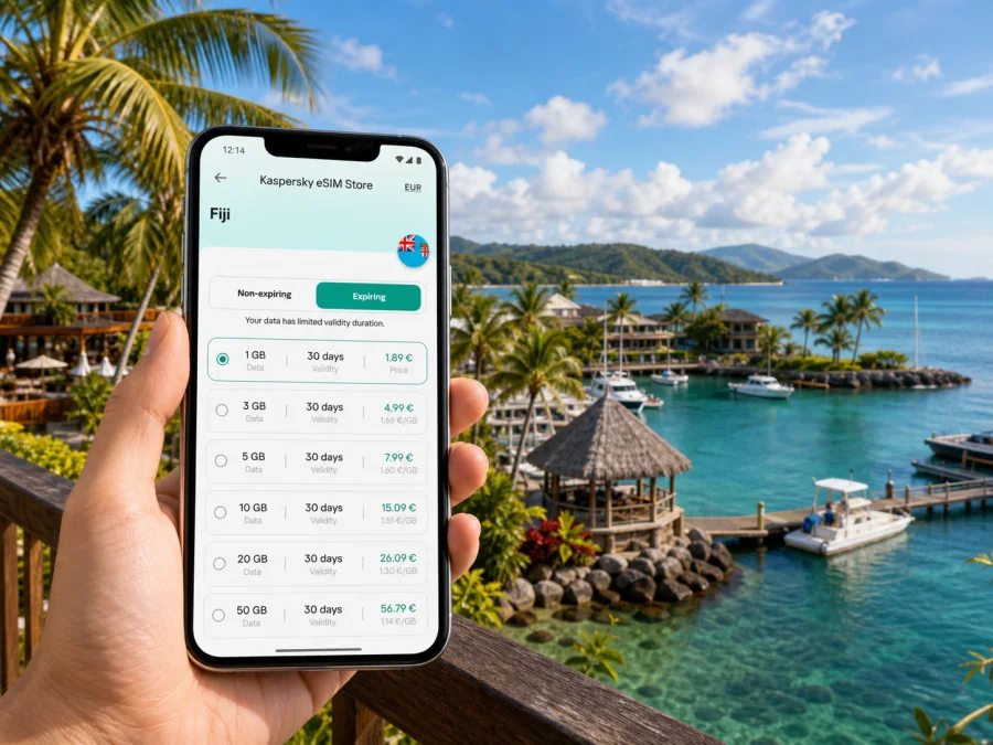 Pacific Harbour eSIM for mobile internet