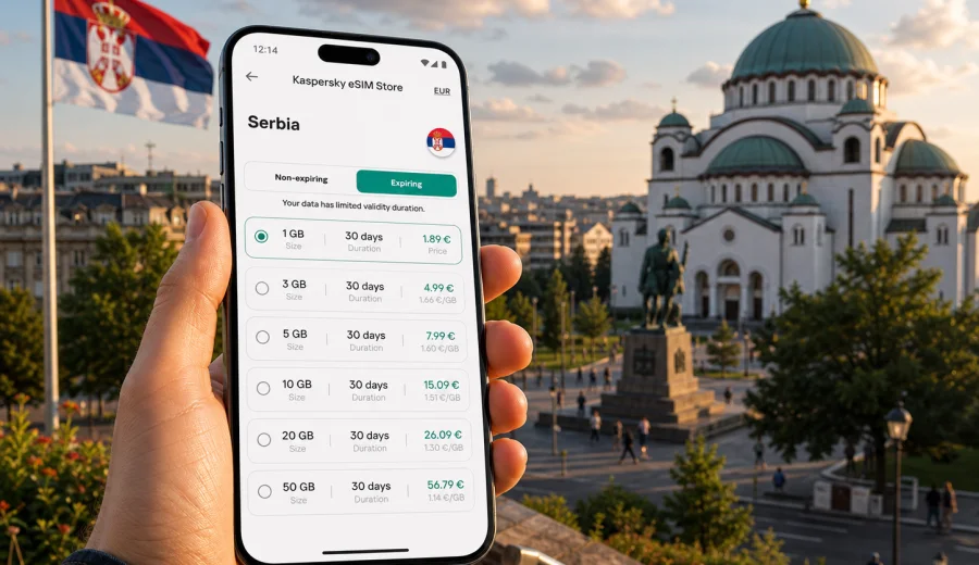 eSIM Serbia: Mobile Connection and Internet