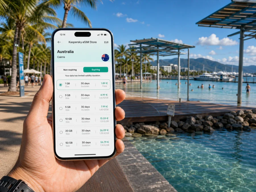 Cairns eSIM guide for mobile internet