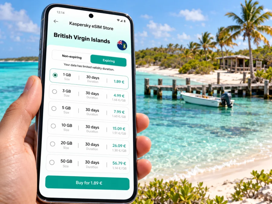 Anegada eSIM: Mobile Internet in the British Virgin Islands