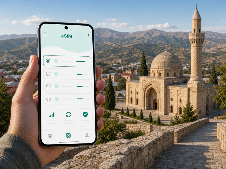 Shamakhi eSIM: Mobile Internet for Travel