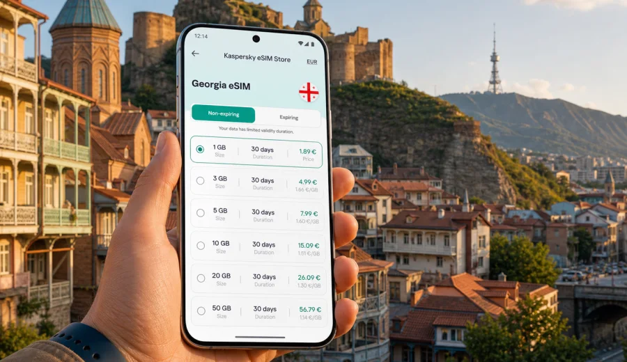 Georgia eSIM: mobile internet travel guide
