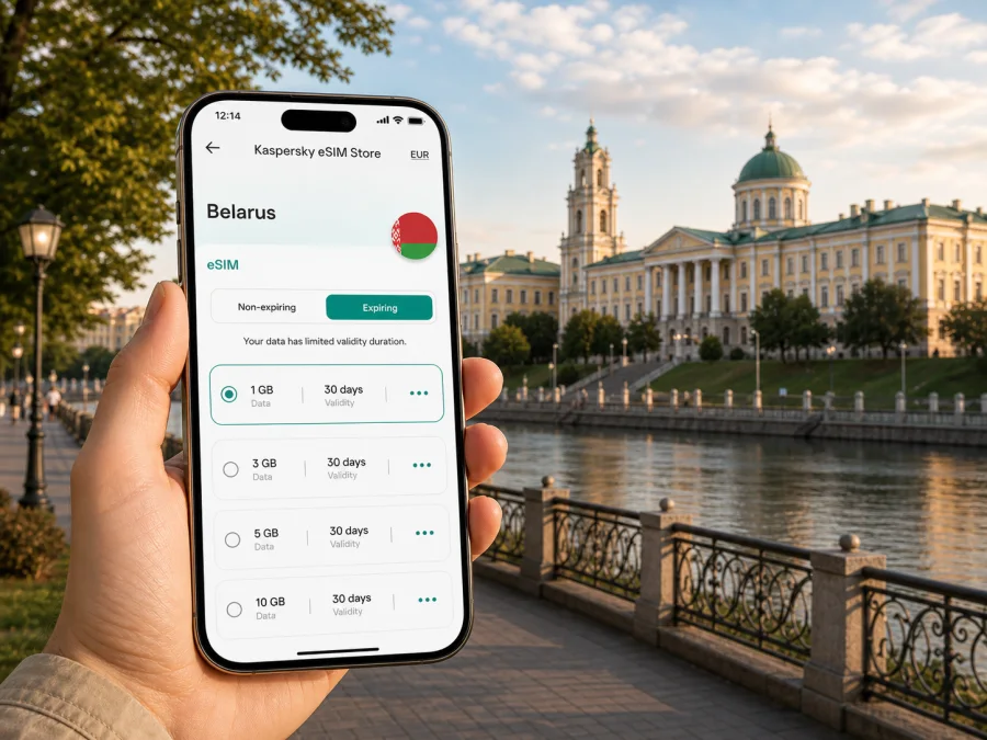 Gomel eSIM: mobile internet for city travel