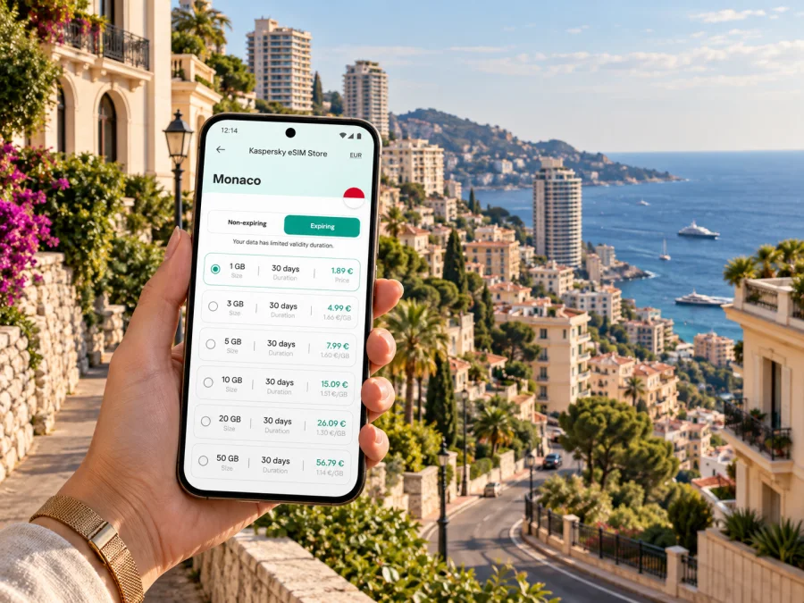 Saint Roman eSIM: Mobile Internet in Monaco