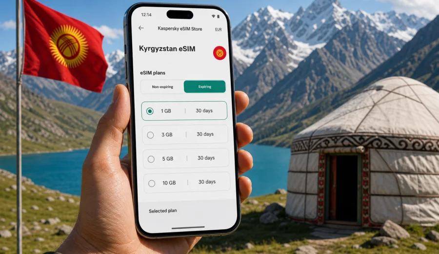 eSIM for Kyrgyzstan: mobile internet guide