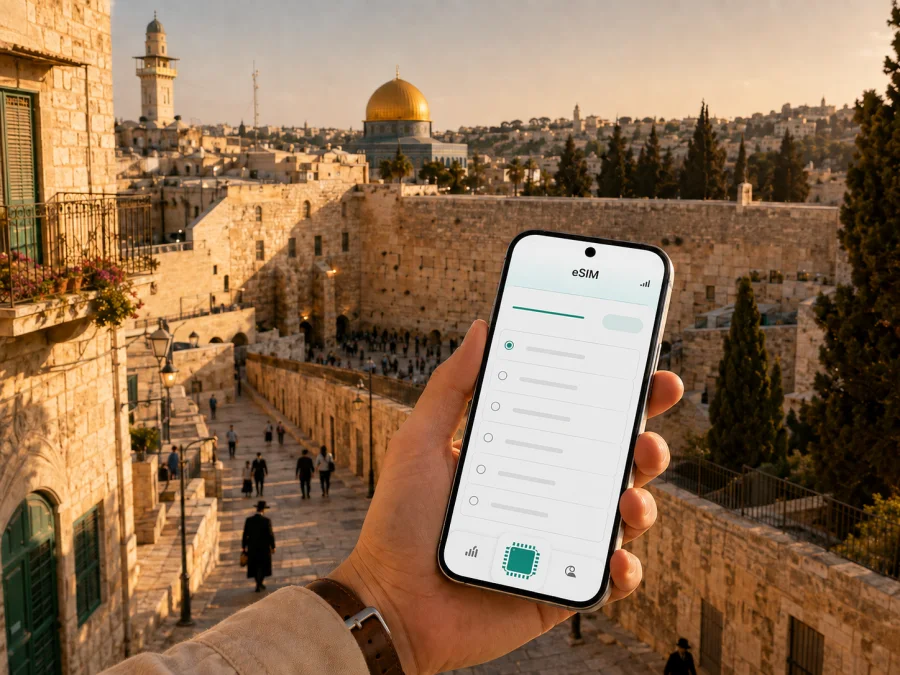 Jerusalem eSIM: Mobile Internet for Your Trip