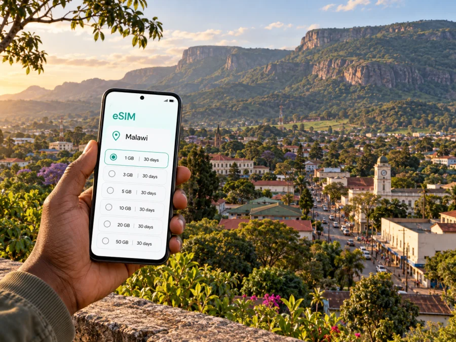 Zomba eSIM: Mobile Internet in Malawi