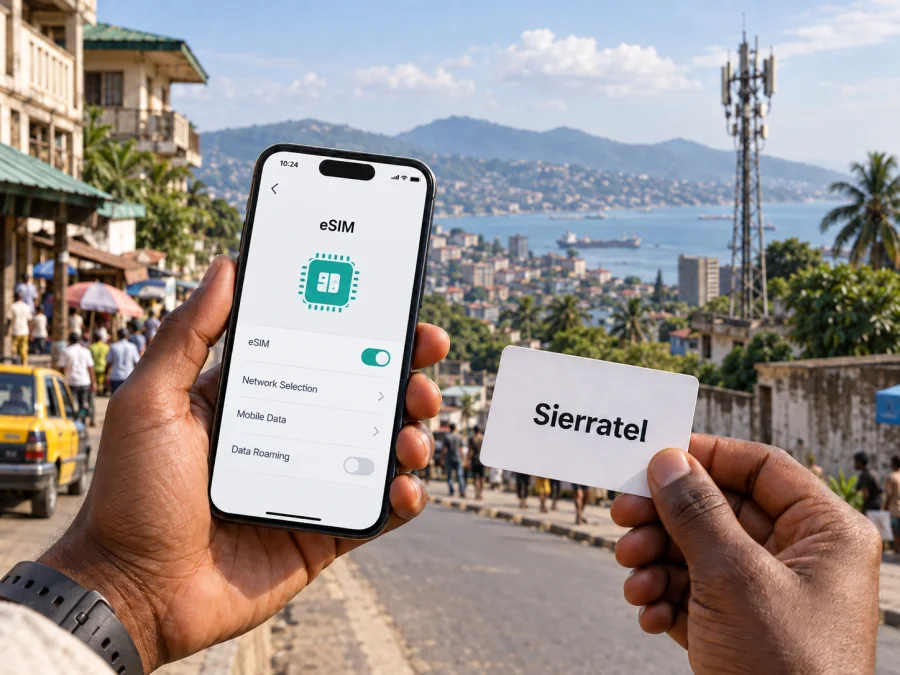 Sierratel eSIM in Sierra Leone: setup for travelers