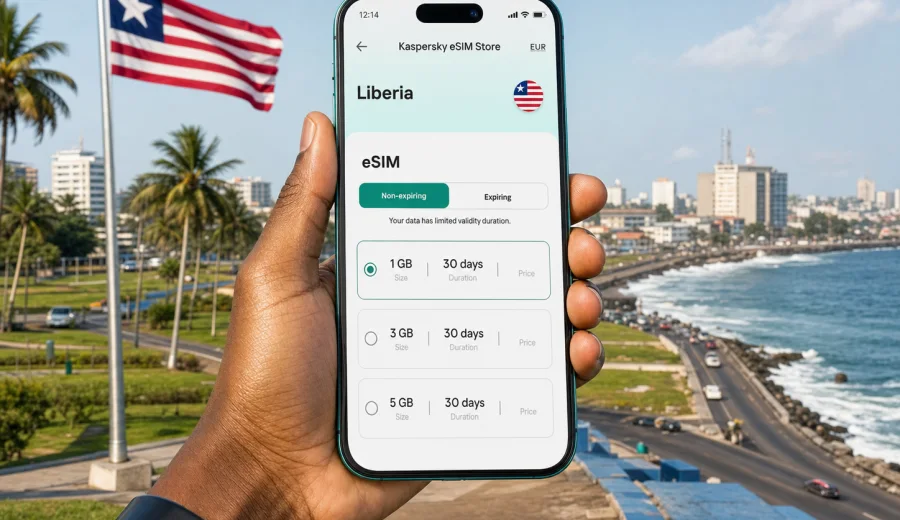 Liberia eSIM: mobile internet for travel