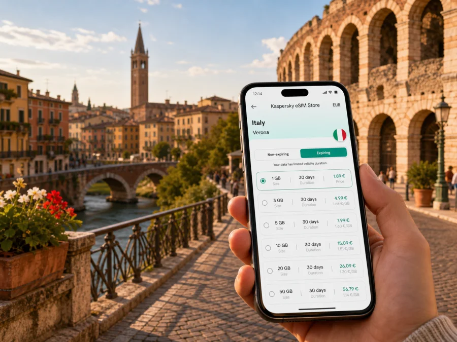 Verona eSIM: Mobile Internet for Your Trip