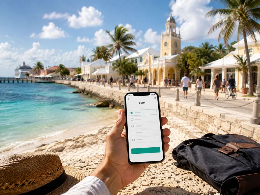 Grand Turk eSIM: Mobile Internet for Travelers