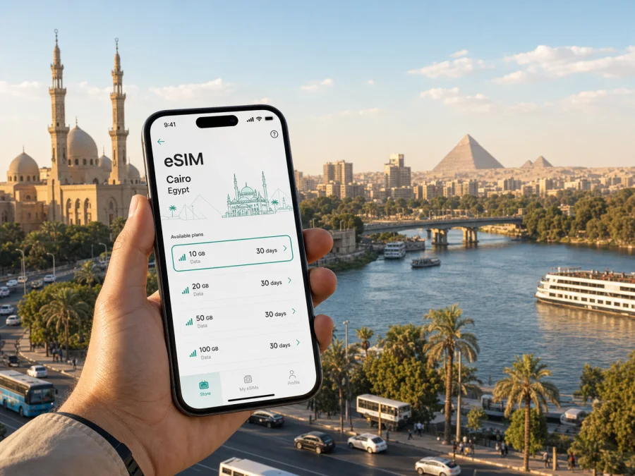Cairo eSIM: Mobile Internet for Your Trip