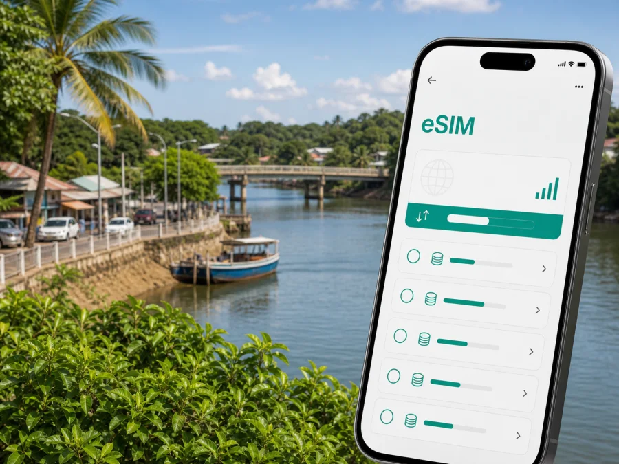 Tutong eSIM for mobile internet in Brunei