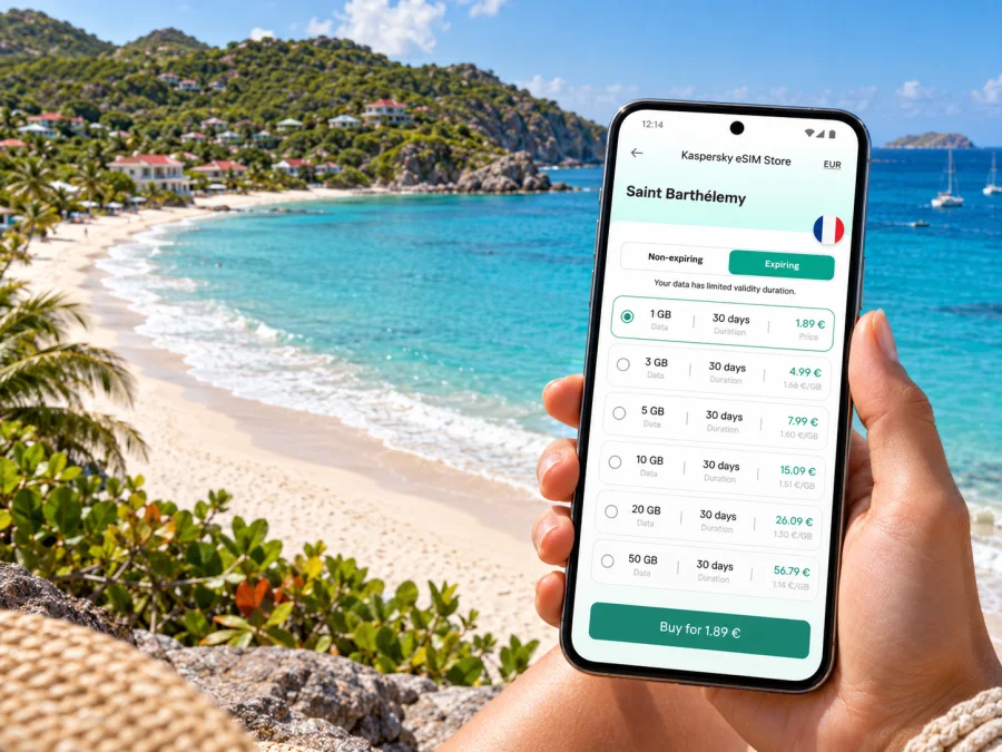Flamands eSIM: Mobile Internet in Saint Barthélemy