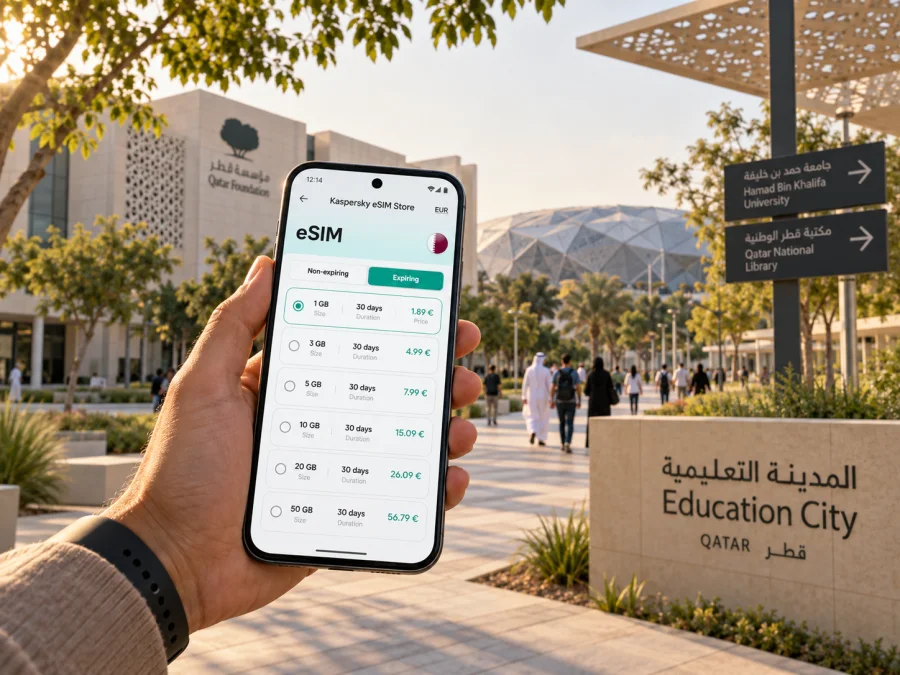 Education City eSIM: Mobile Internet in Qatar