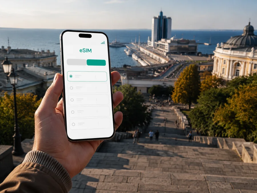 Odesa eSIM: Mobile Internet for Travel in Ukraine