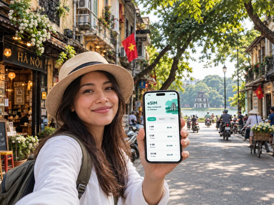 Hanoi eSIM: Mobile Internet and Travel Tips