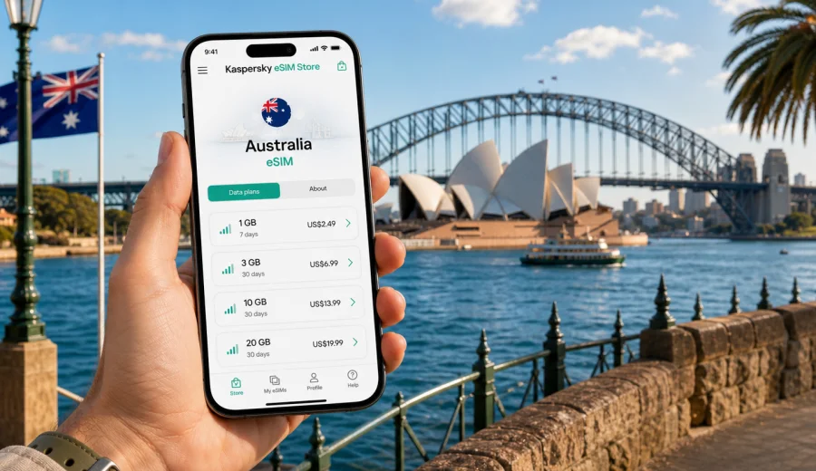 Australia eSIM: mobile connection and internet