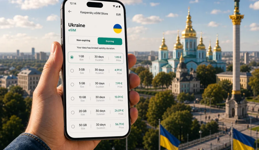 Ukraine eSIM: mobile internet for travel