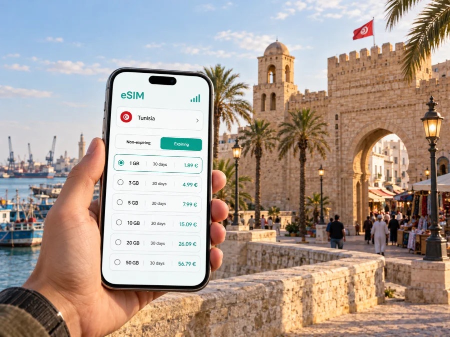 Sfax eSIM: Mobile Data for Your Tunisia Trip