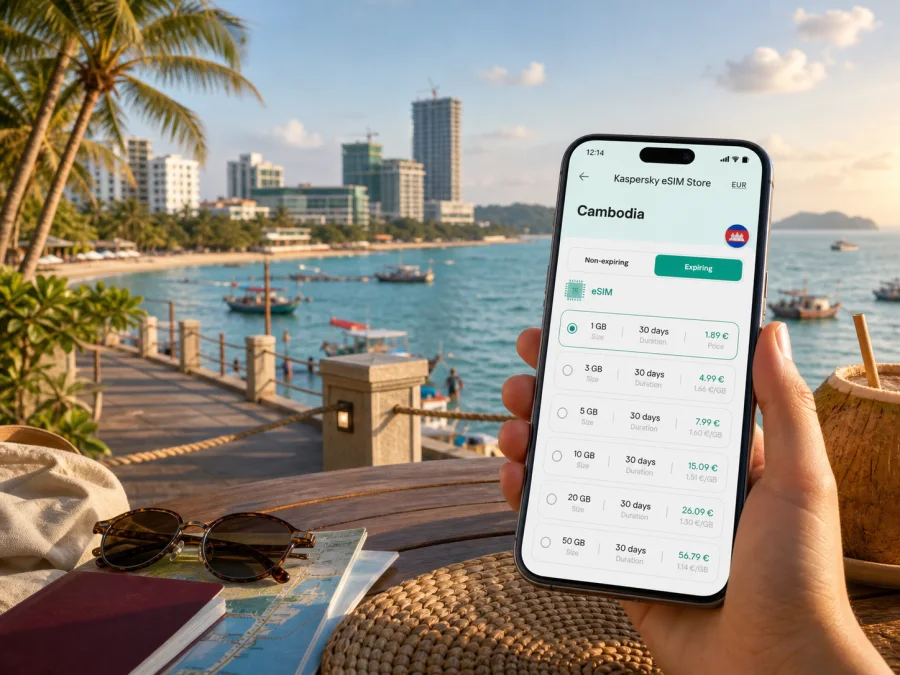 Sihanoukville eSIM for mobile internet