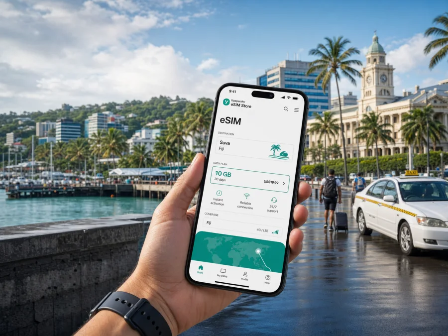 Suva eSIM for Mobile Internet in Fiji