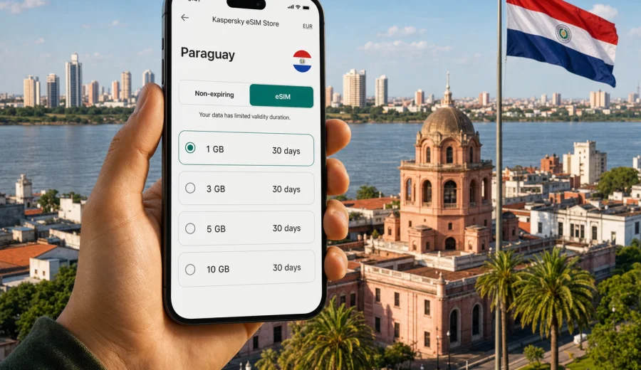 eSIM for Paraguay: mobile internet guide