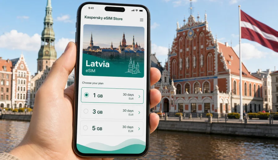 eSIM for Latvia: mobile internet guide
