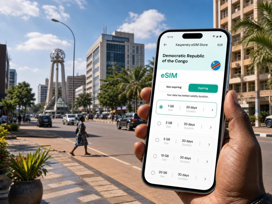 Lubumbashi eSIM for Mobile Internet