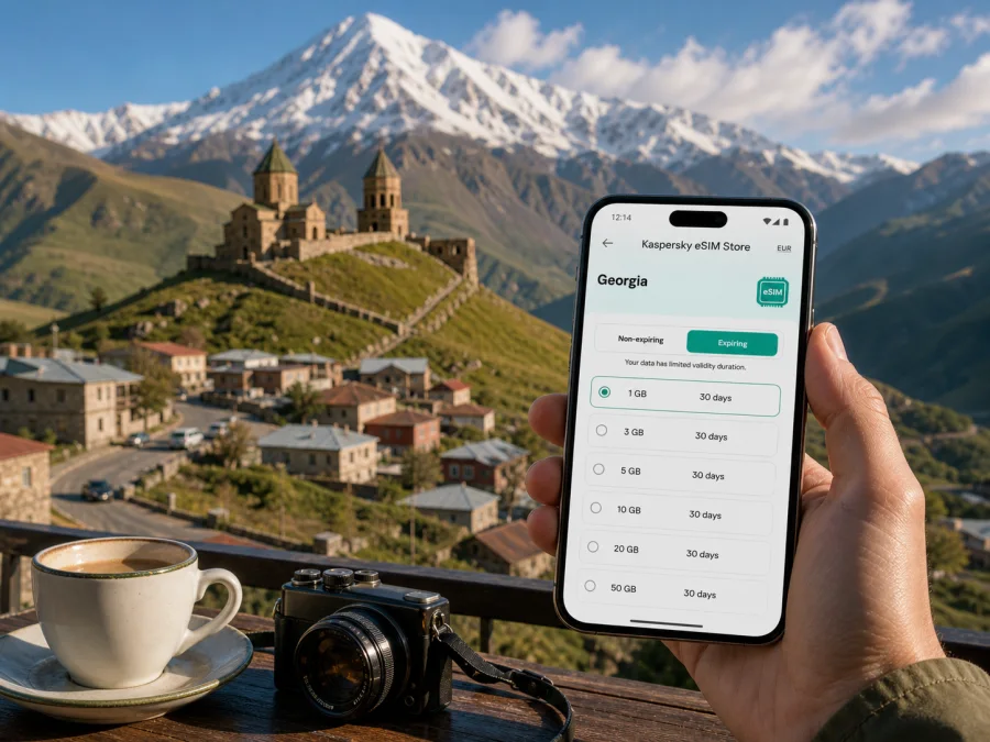Kazbegi eSIM: mobile internet for travel