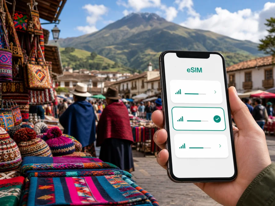 Otavalo eSIM: Mobile Internet for Your Trip