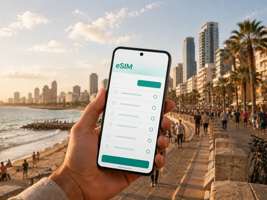 Tel Aviv eSIM: Mobile Internet Travel Guide