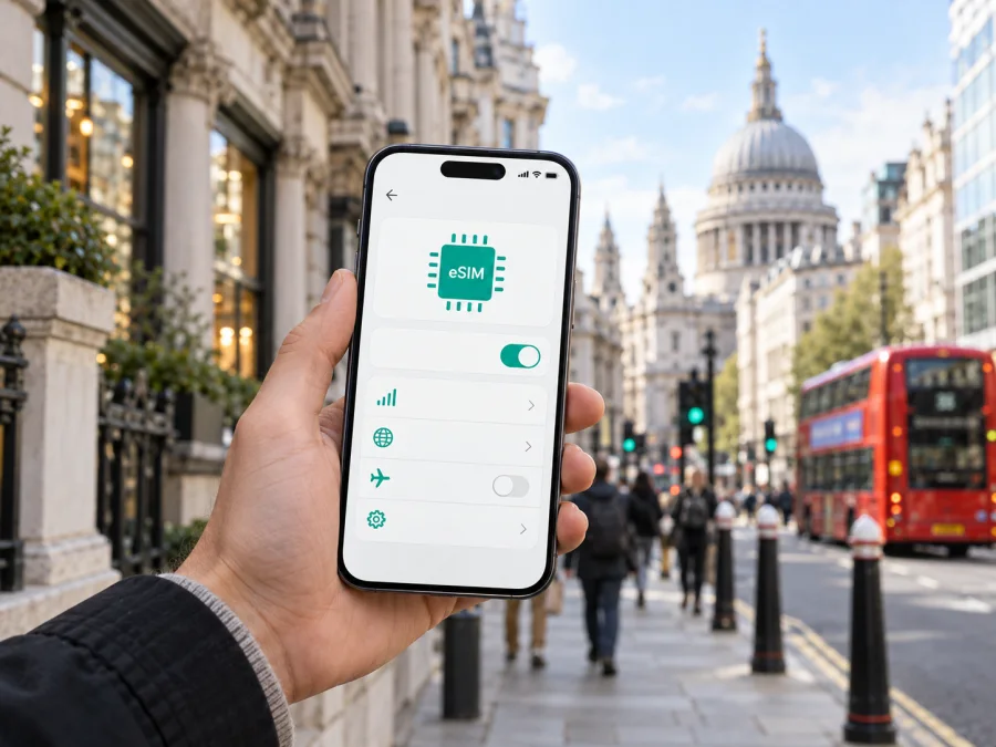 EE eSIM in the United Kingdom: visitor guide