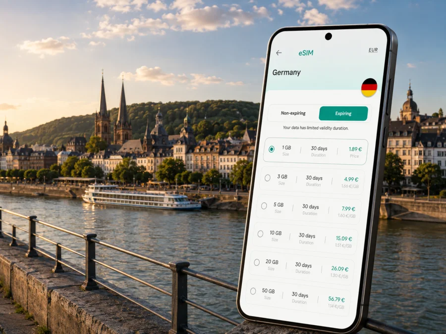 Bonn eSIM: Mobile Internet for Travel