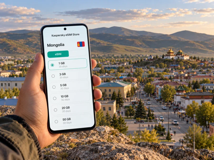 Tsetserleg eSIM: Mobile Internet in Arkhangai