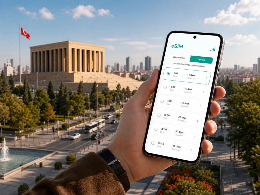 Ankara eSIM: Mobile Internet for Your Trip