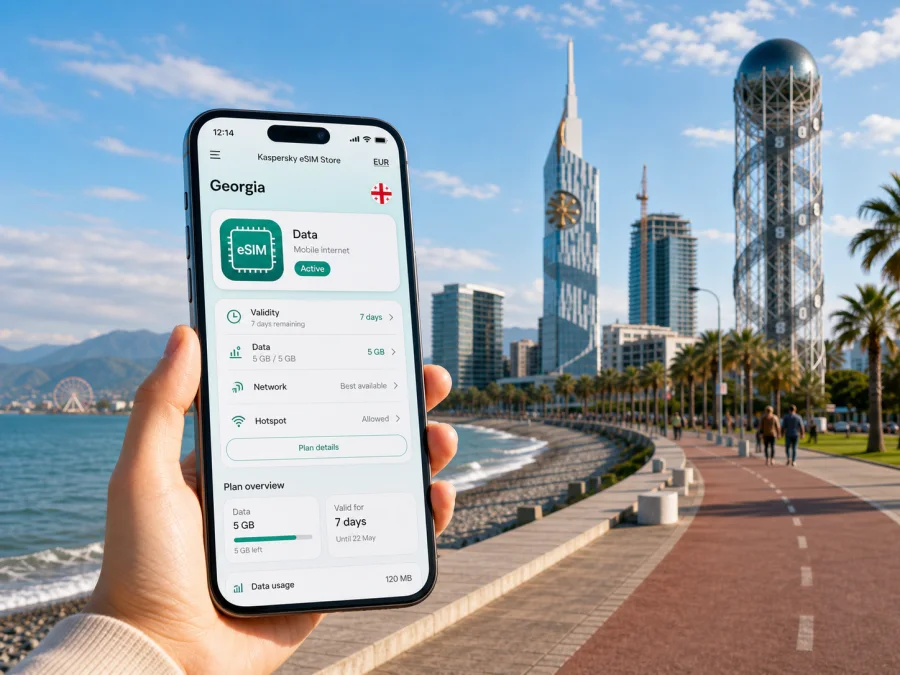 Batumi eSIM: mobile internet for your trip