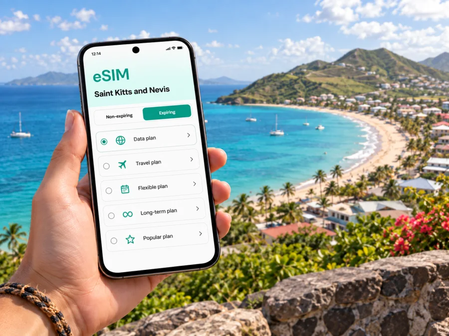 Frigate Bay eSIM: Mobile Internet in Saint Kitts