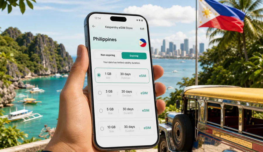 Philippines eSIM: mobile connection and internet