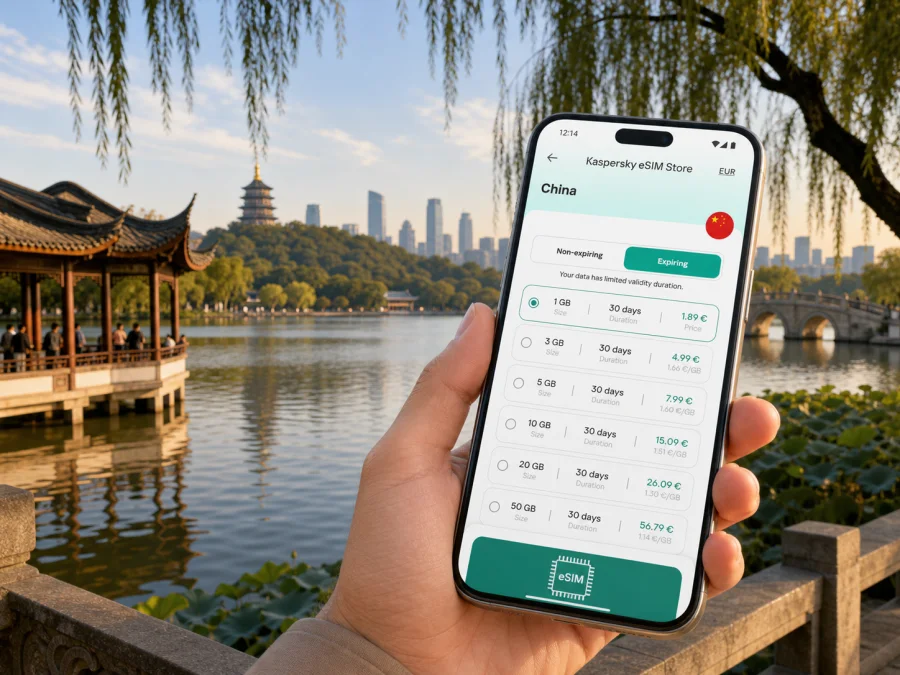 Hangzhou eSIM: Mobile Internet for Your Trip