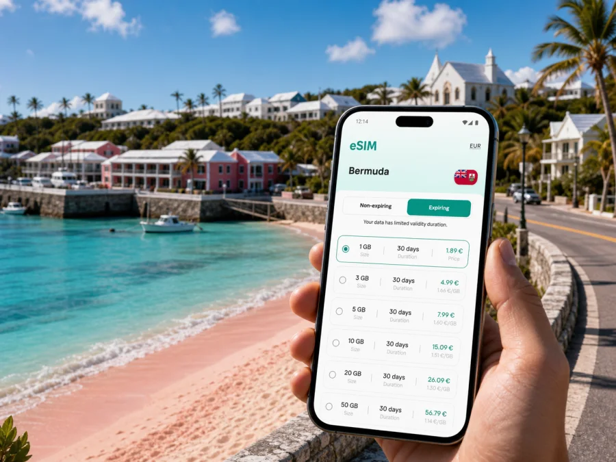 Tucker's Town eSIM for Bermuda Travel
