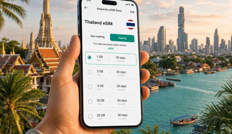 Thailand eSIM: Mobile Internet for Travel