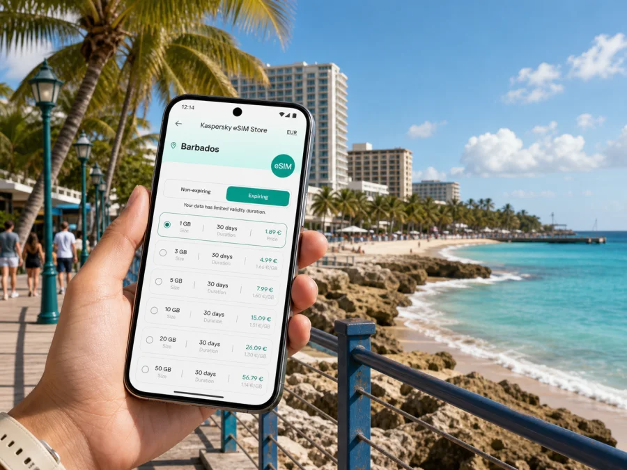 Hastings eSIM for Barbados travel