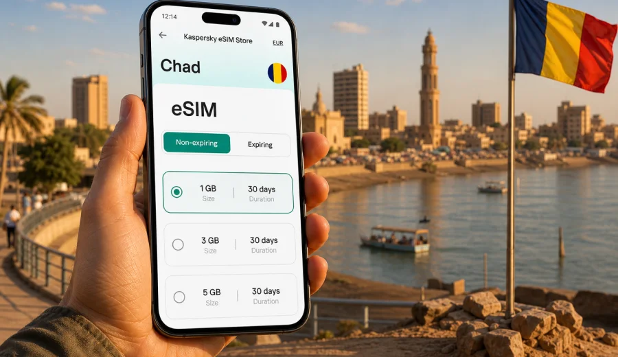 Chad eSIM: mobile internet for your trip