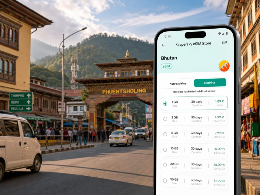 Phuentsholing eSIM: mobile internet guide