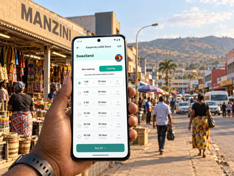 Manzini eSIM: Mobile Internet for Your City Visit